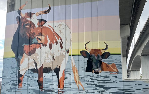 Artist honors Jacksonville history, completes Cowford murals