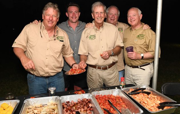 Hunting Club gathers for low-country boil, camaraderie