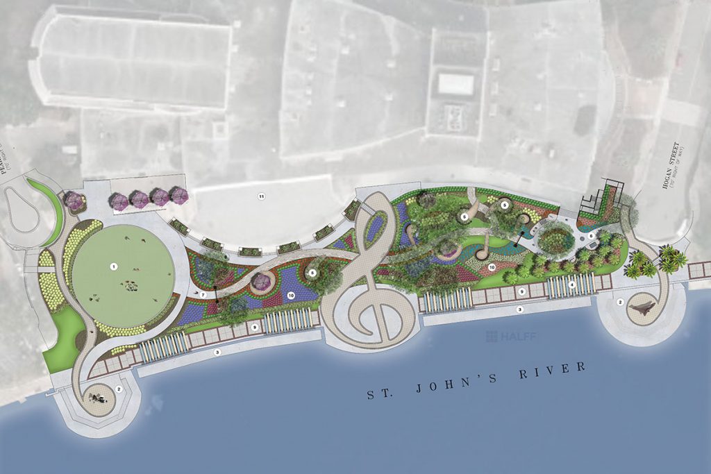 The Music Heritage Garden will celebrate Jacksonville’s rich music history.