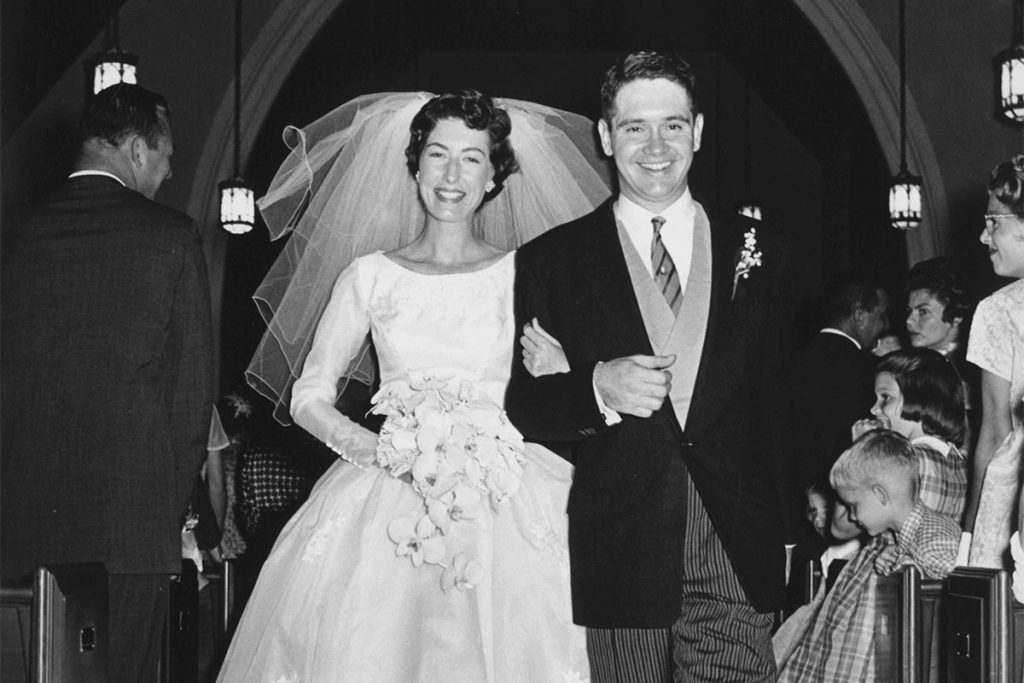 Barbara and Bill Ketchum, St. Mark’s Episcopal Church, May 6, 1961