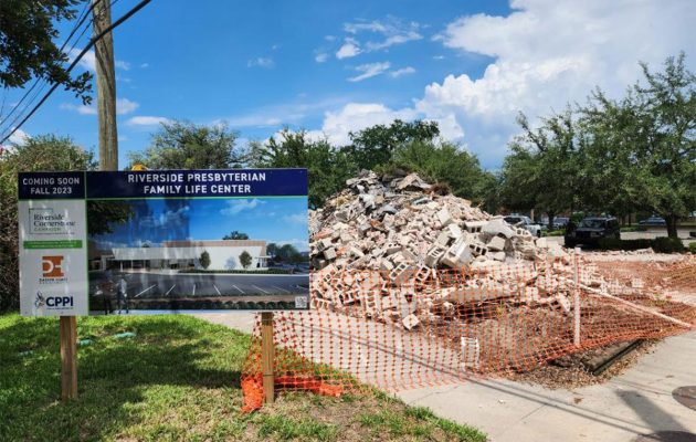 Site Cleared for New Family Life Center at Riverside Presbyterian Day School