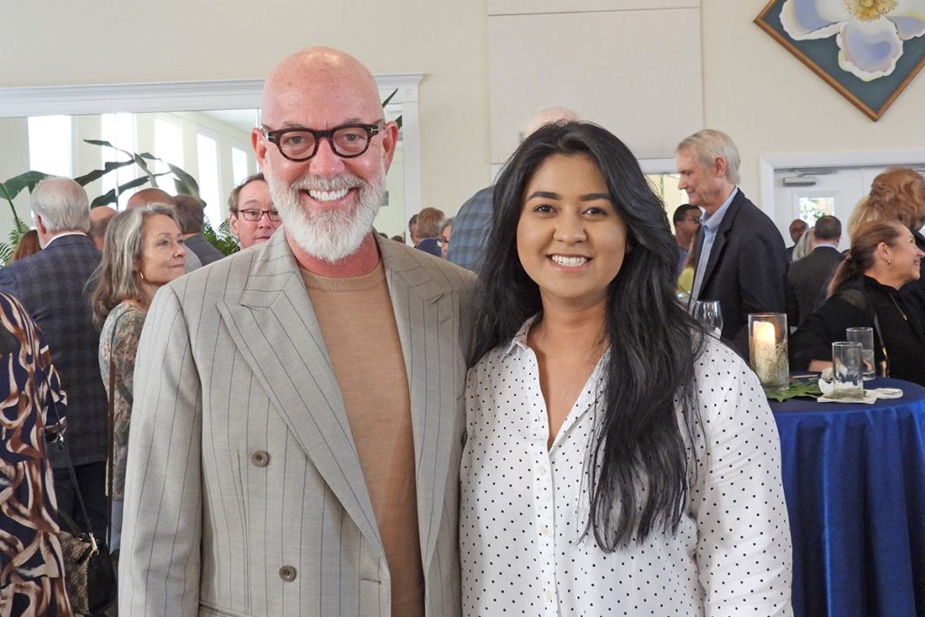 Steve Williams with Samiha Nazrul