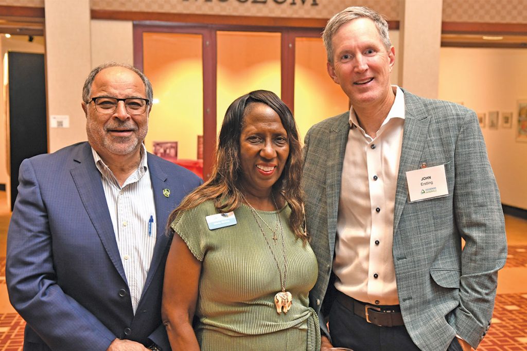 Monty Selim with Gloria McNair and John Erstling