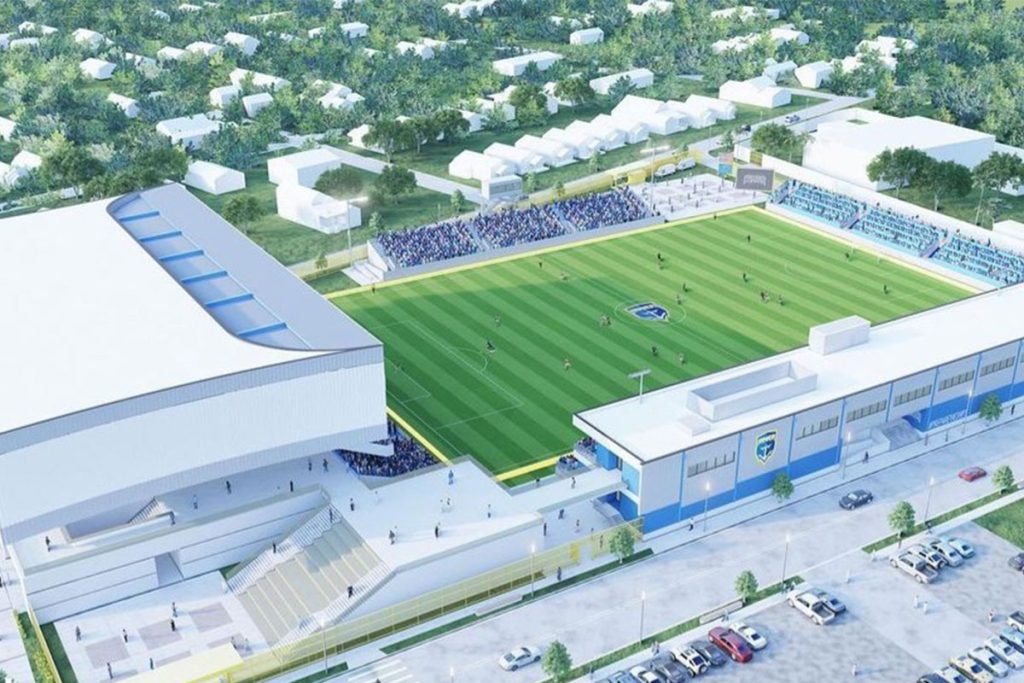 Construction on Jacksonville’s new soccer stadium - and home to the Jacksonville Armada Football Club - is expected to break ground this year. | Rendering/Instagram@jaxarmadafc