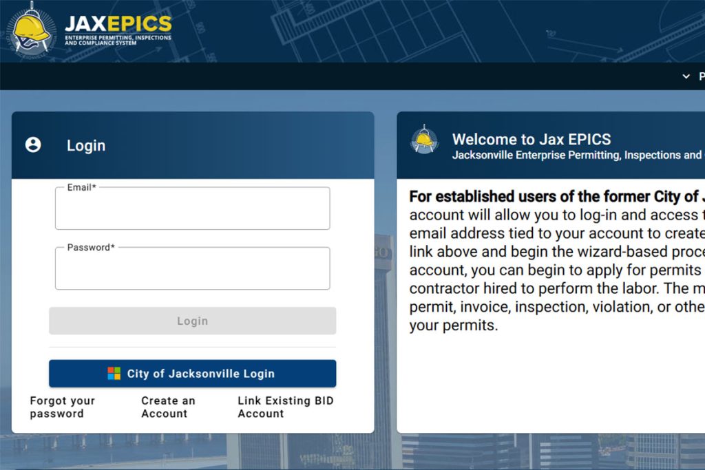 image of JaxEPICS website