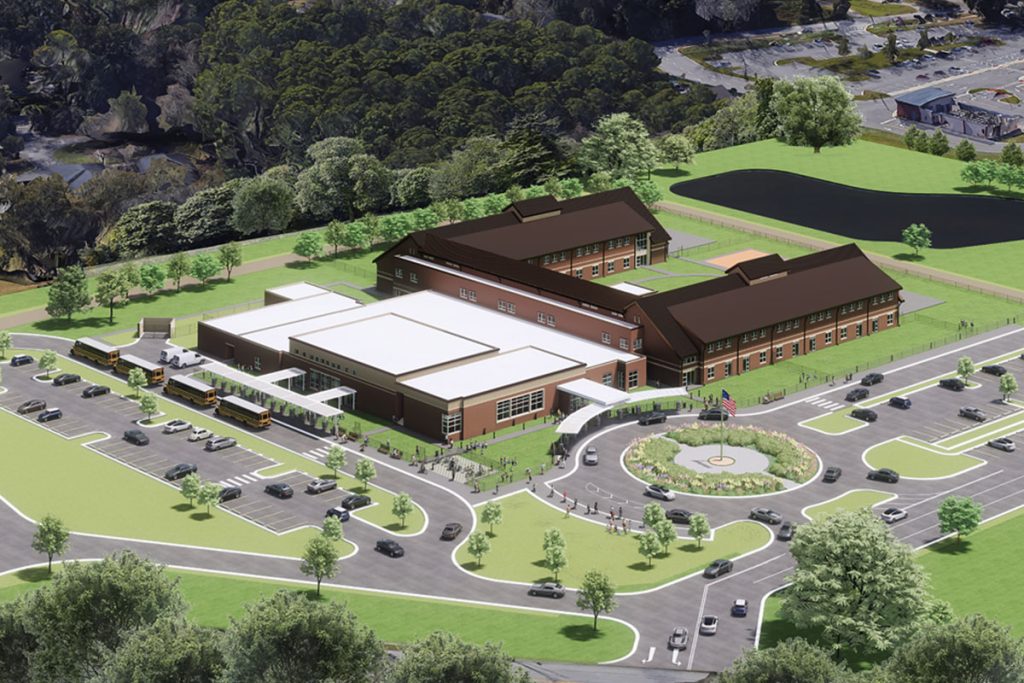 A rendering of the anticipated new Spring Park Elementary facility. | Rendering/DCPS