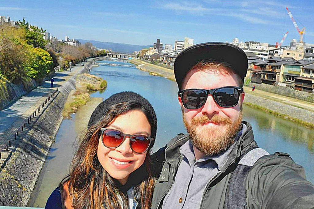 Josie and Nick Patterson in Kyoto, Japan.