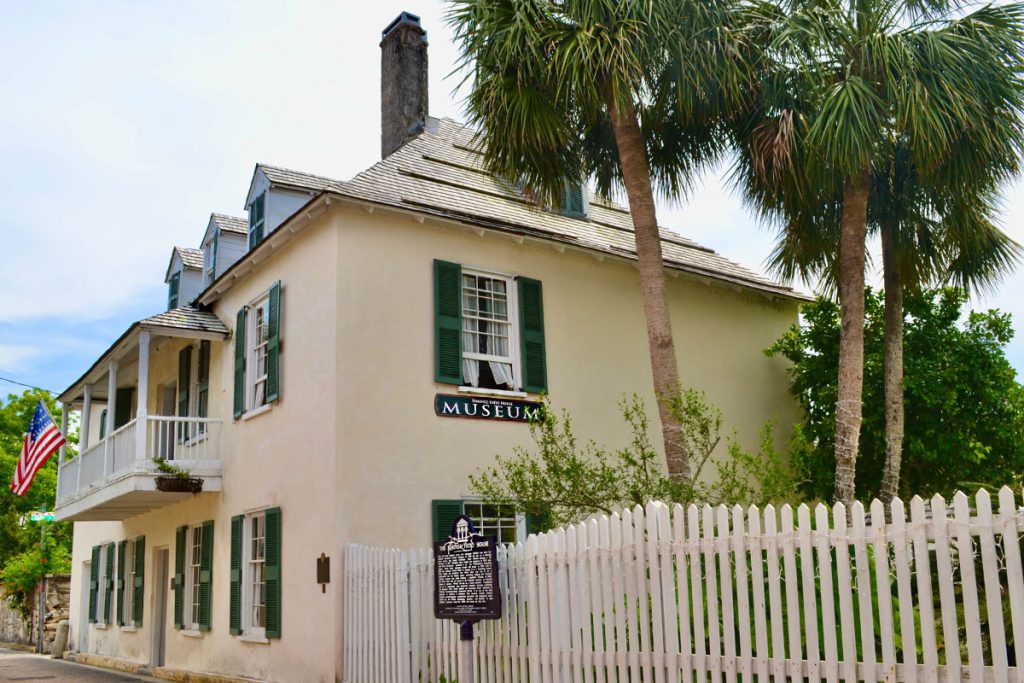 The 226-year-old Ximenez-Fatio House Museum is located at the corner of Aviles and Cadiz streets in St. Augustine.