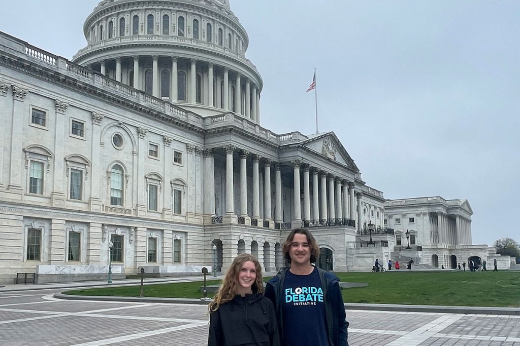 Will Waller and Ayla Geoghagen in Washington, D.C.