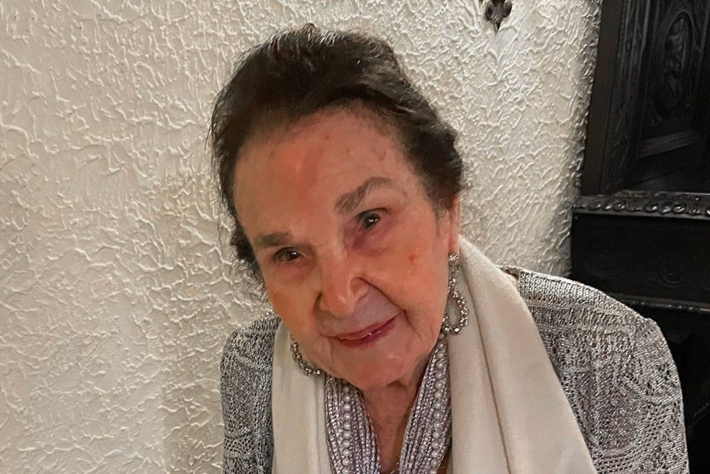 Eunice Harris celebrates her 102nd birthday.