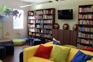 Sulzbacher Village has more than 3,000 books available in its Children's Library for homeless children living in the apartments to read, thanks to a donation by Bold City (FL) Chapter of the Links, Incorporated.