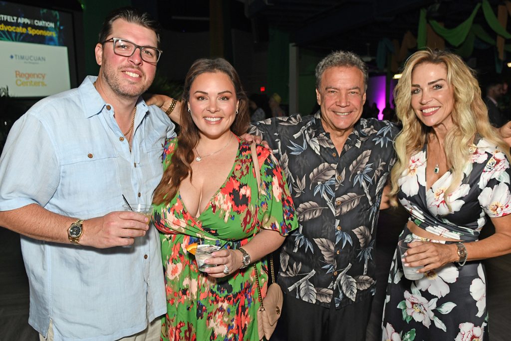 Alessandro and Maryann Jimenez with Dave Gonzales and Cheryl Barber