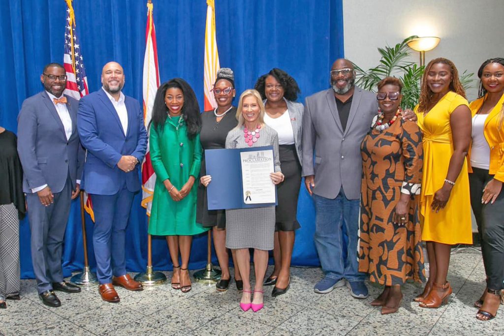Donna Deegan and the Mayoral African American Advisory Board