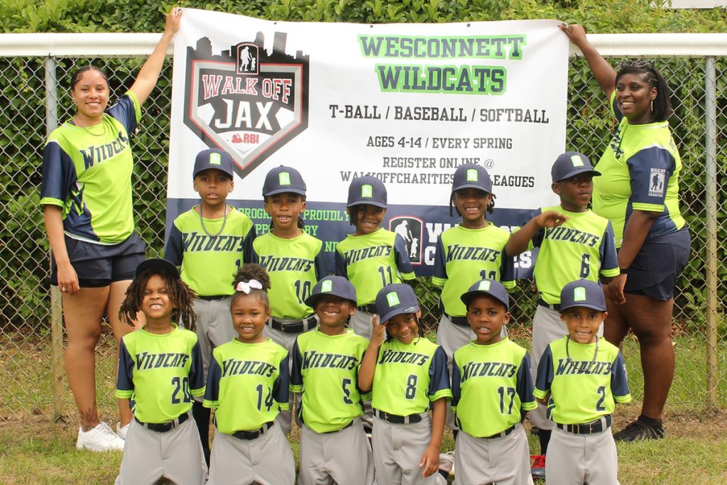 The Wesconnett Wildcats participated in Walk Off Charities’ Spring Baseball Celebration Weekend.
