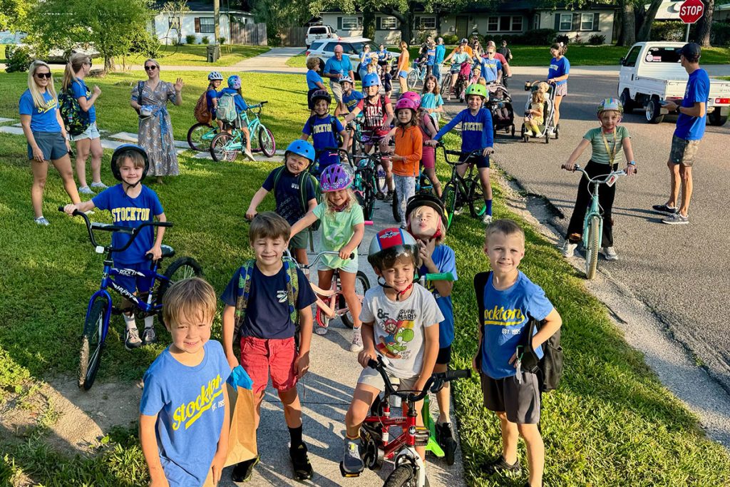 kids on bikes