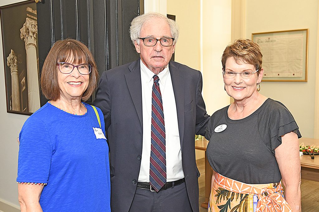Pam Korn with Hank Coxe and Debbie Pierson