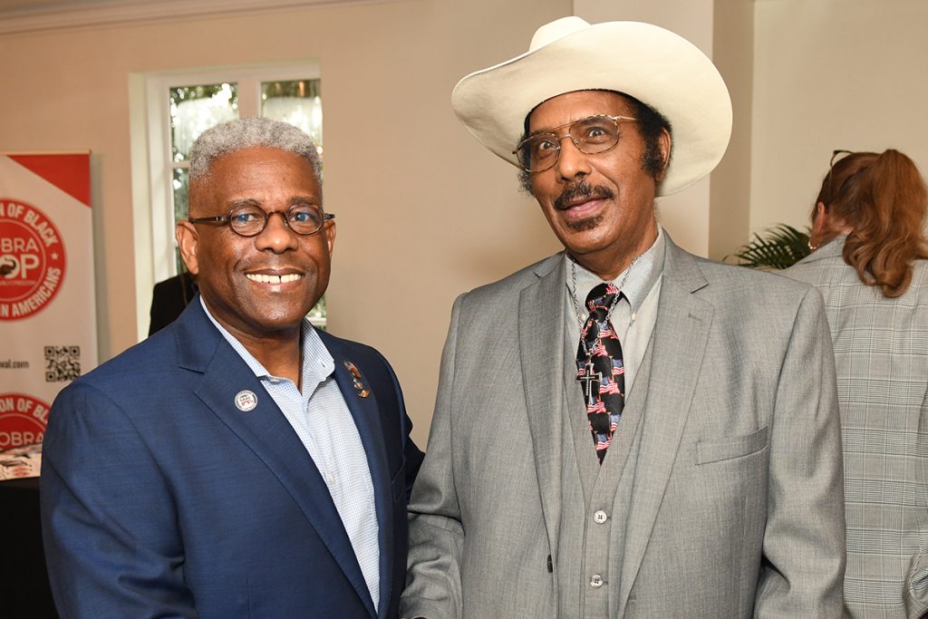 Lt. Col. (Ret) Allen West with Dwayne E. Clark Sr.