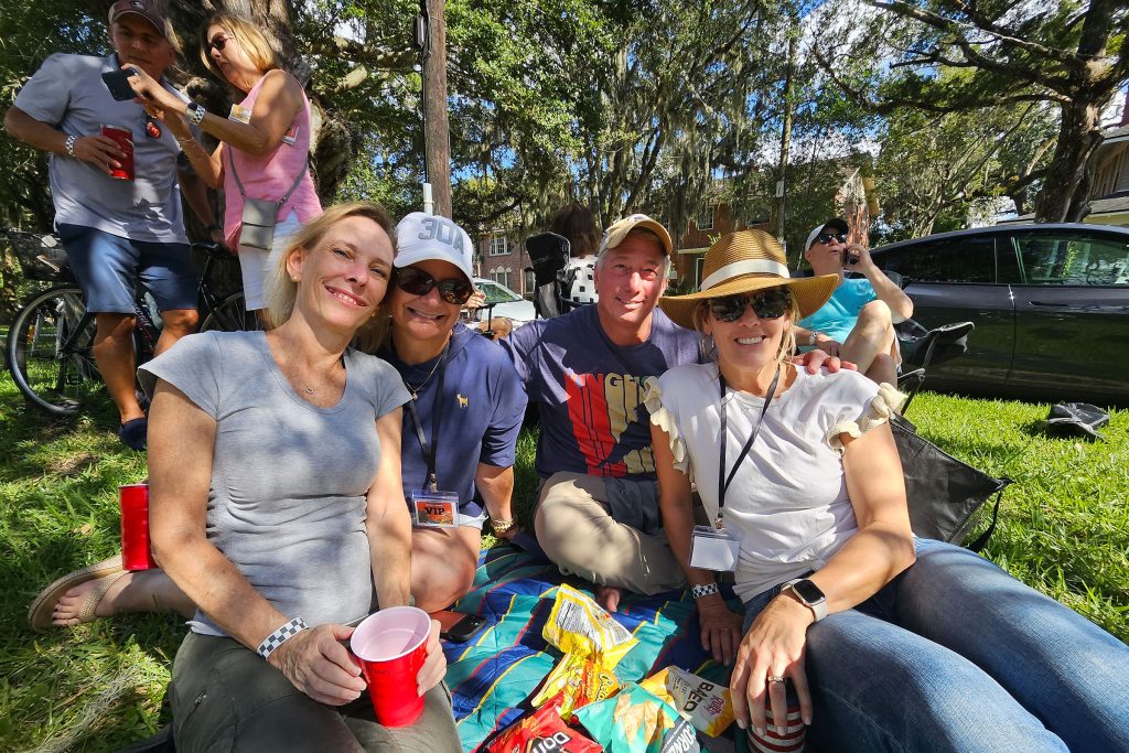 Nanette Reisch with Caroline Busker, Jay Brown and Teri Gonzalez