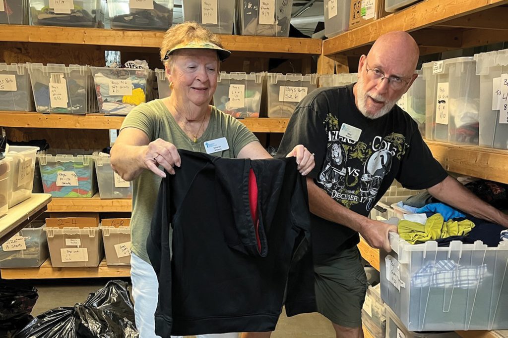 Mike and Sharon Williams spend three to four days a week volunteering with the Downtown Ecumenical Services Council.