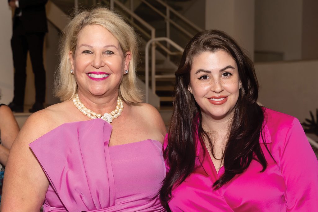 Angels for Allison Board President Drew Haramis with Jessie Drew Hawkins at the Flight of Fancy Gala.