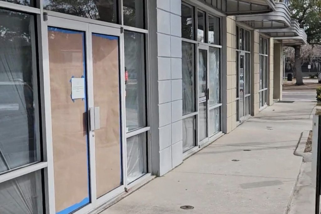 Sofi’s Mediterranean storefront being prepped