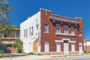 Jacksonville History Center CEO Dr. Alan Bliss calls the Moulton and Kyle Funeral Home, originally built in 1914, a classic example of demolition by neglect. | Photo: Jacksonville History Center