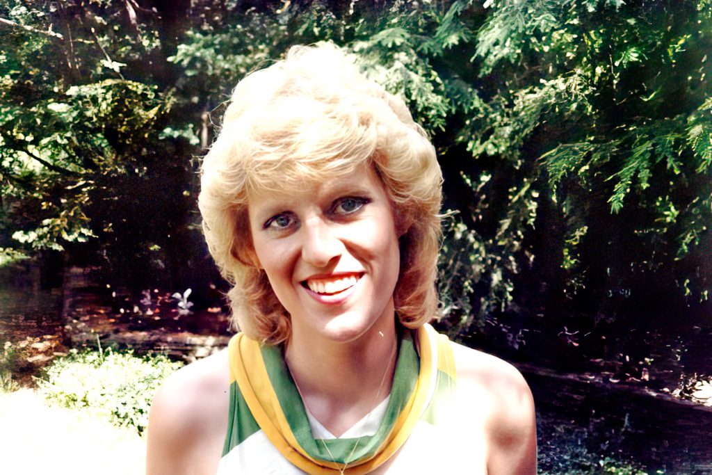 Marcia Ruth Hodgson outside smiling