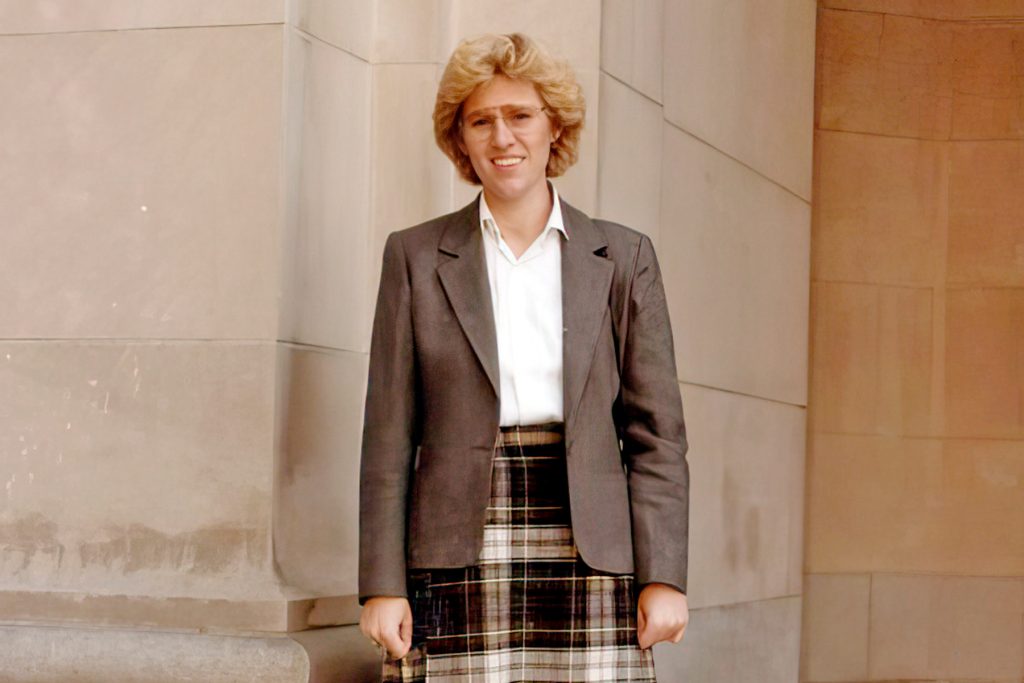 Marcia Ruth Hodgson in professional outfit