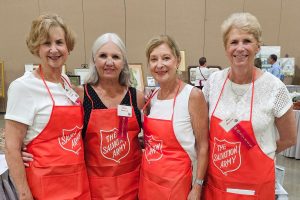 Connie Frank and Diane Nevison with Diane Bailey and Amy Mitchell