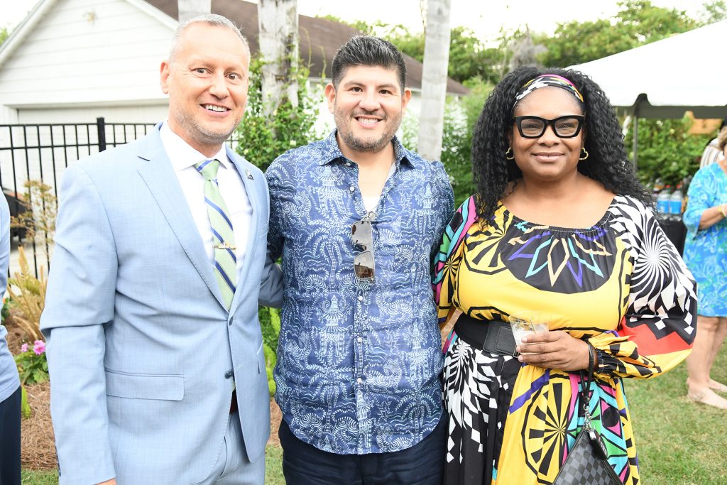 Andreas Heinrich with David Pham and Constance Williams