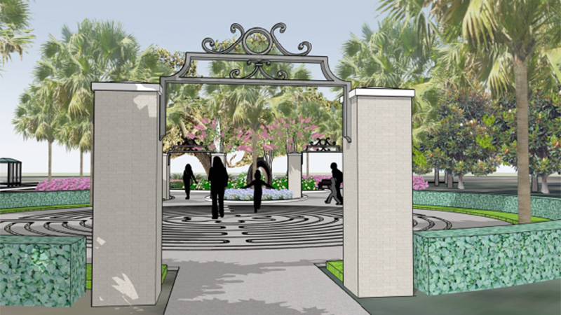 Peace Memorial Park rendering