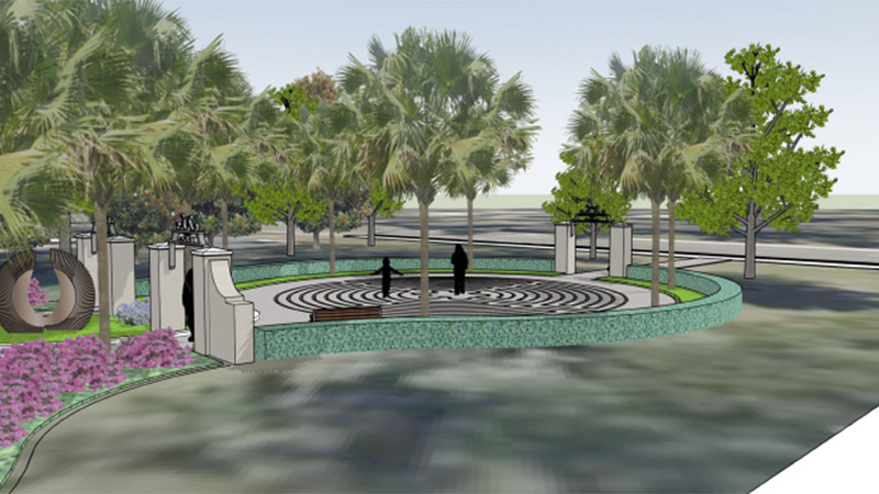 Peace Memorial Park rendering