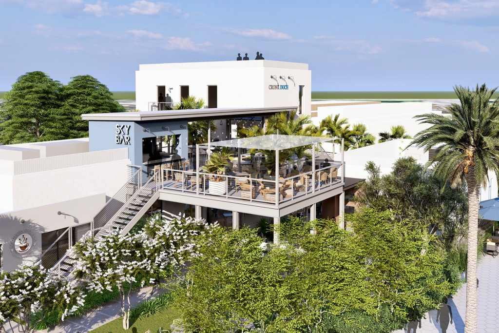 rendering of exterior during the day