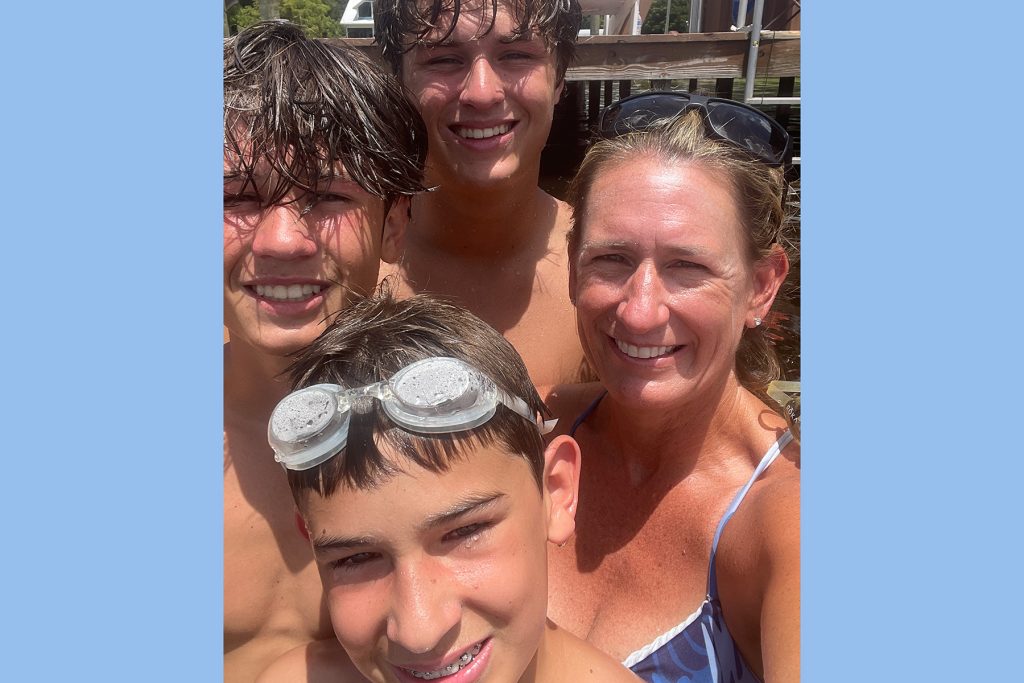 Skye Johnson and sons