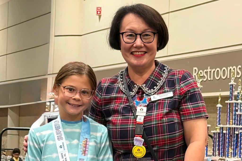 Evelyn and USCF Executive Director Ranae Bartlett