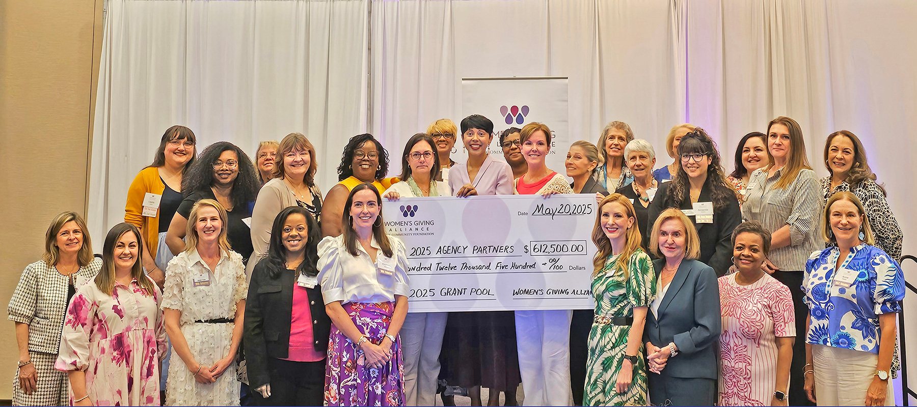 Women’s Giving Alliance leadership awards more than $600,000 to area nonprofits working in its new focus area, “Addressing Violence Against Women and Girls” at its May 20 member forum.