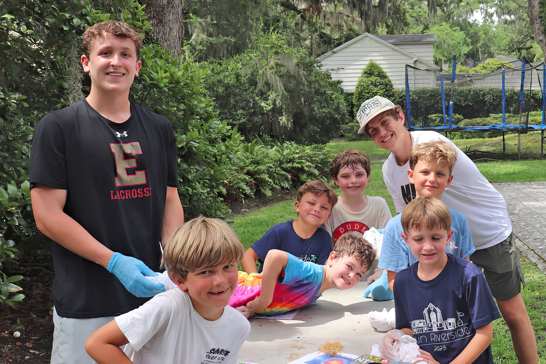 Teddy Wingard, Fletcher Taylor, Boyd Skinner, Gideon Trimble, Walker Skinner, Will Martell, Will Lovelace and Rhodes Copham
