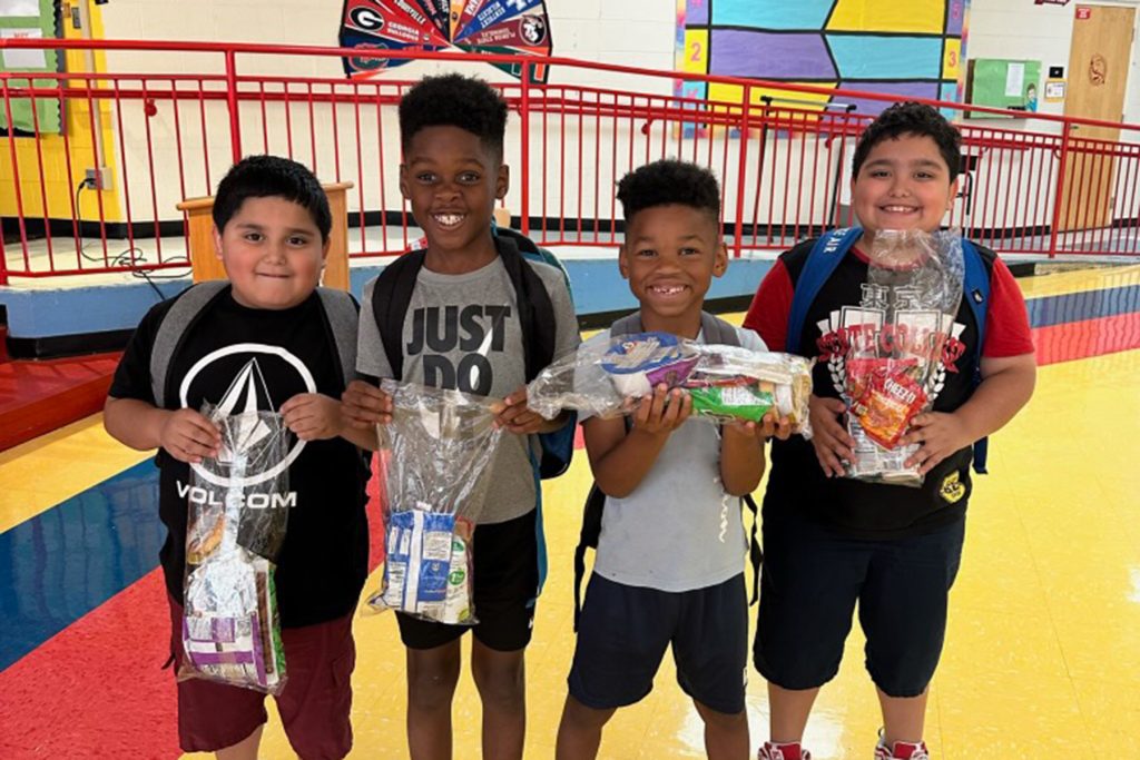 Blessings in a Backpack works to ensure children have access to nutritious food on weekends as well.