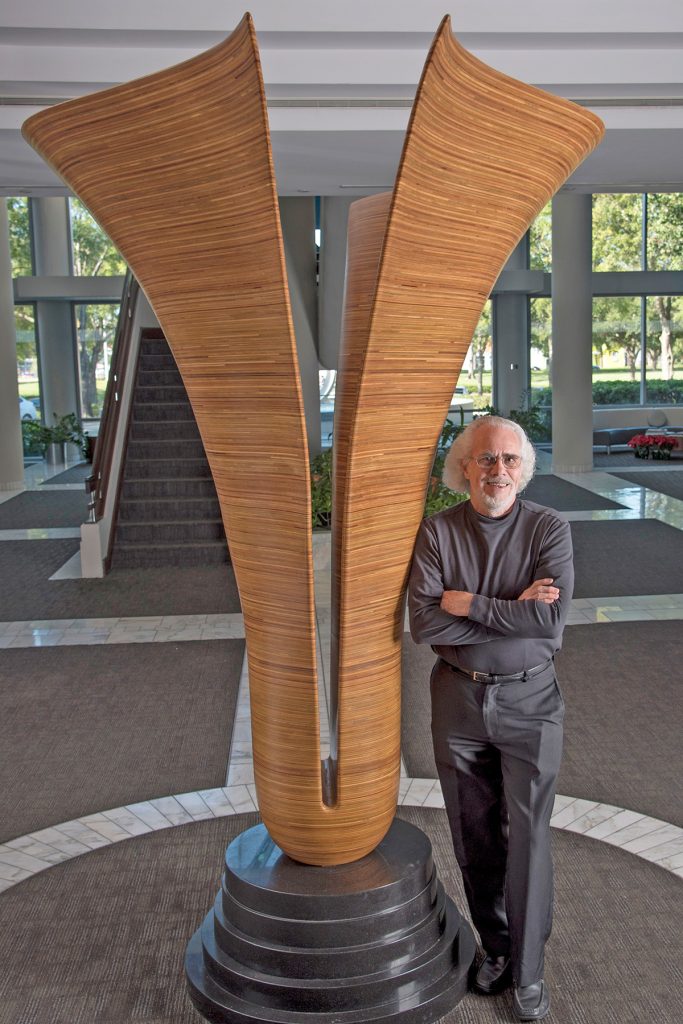 David has pursued his love of art and sculpting in his retirement.