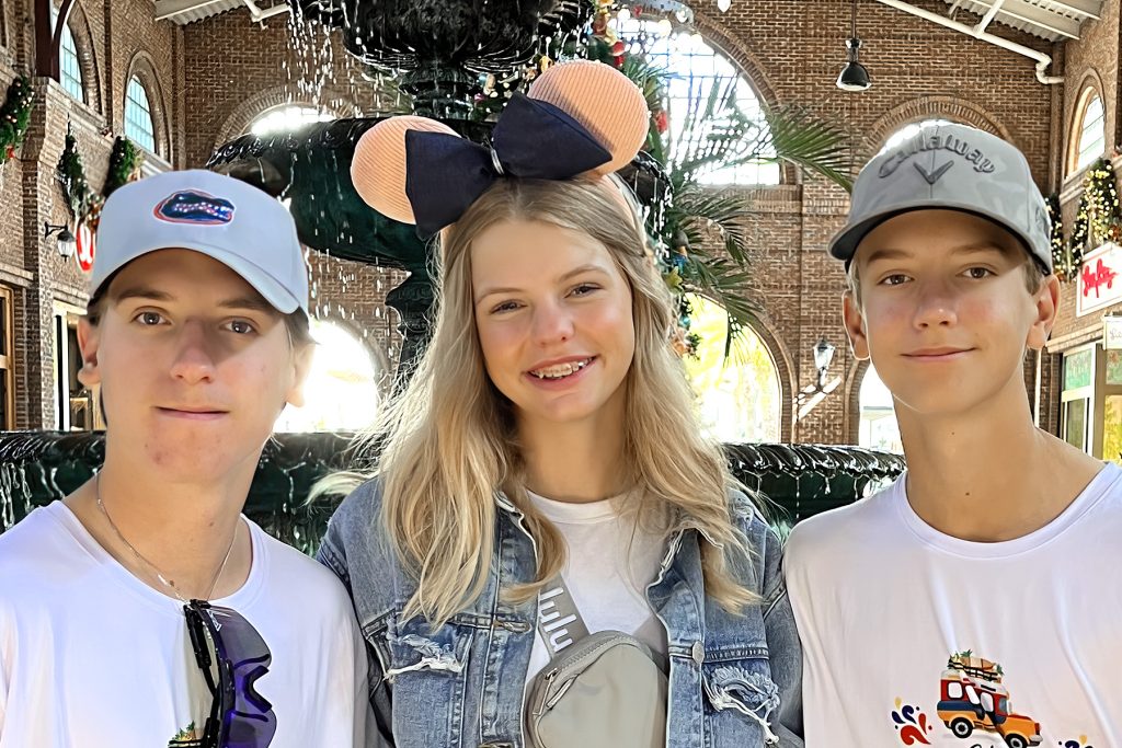Joshua, Jordan and Jackson Bork