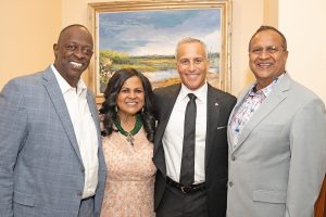 Darnell Smith and Safura Osmani with Scott Kashman and Ubaid Osmani