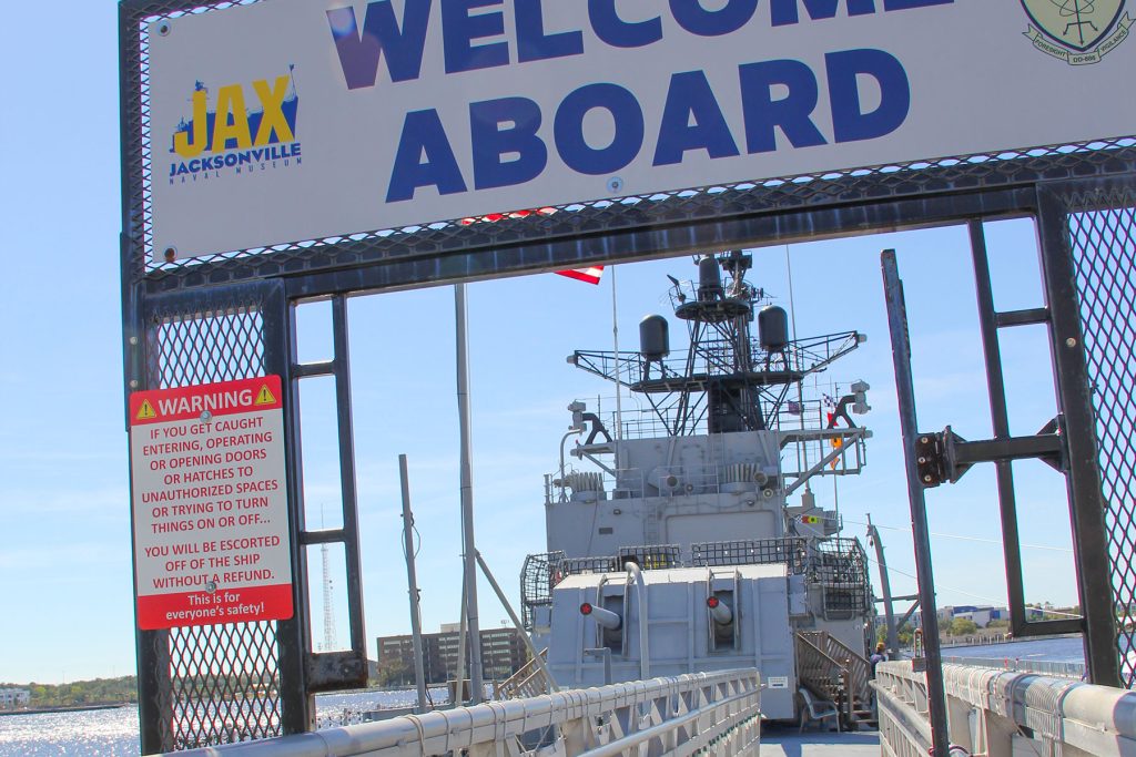 The first Veterans Museum kiosk was placed at the USS Orleck Naval Museum in Downtown Jacksonville and is available to the public from Wednesday to Sunday.