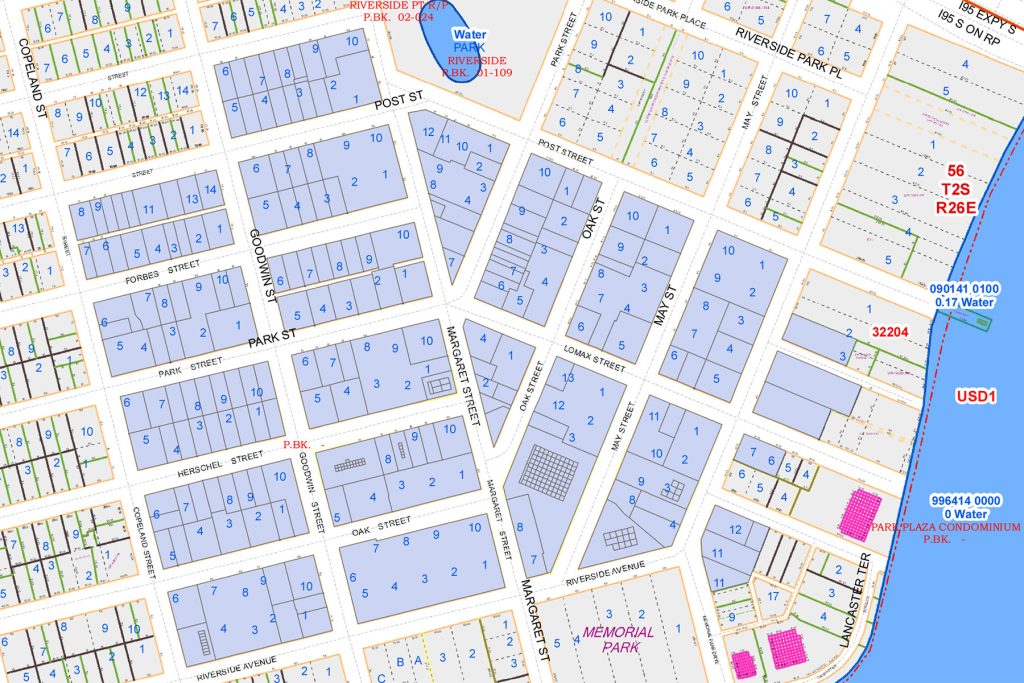 The boundaries of the proposed Business Improvement District (BID) in Five Points include Riverside Ave, Copeland Street and Post Street. Churches, Retirement Homes and Residential buildings will not be included in the BID.