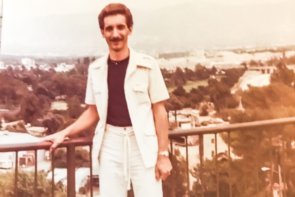 A photo of Ron from the 1970s