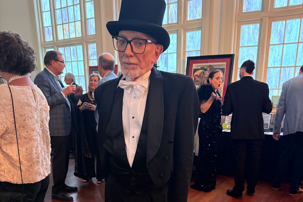 Ron attends the second annual Bold City Ball, held at Springfield’s Karpeles Grand, in September.