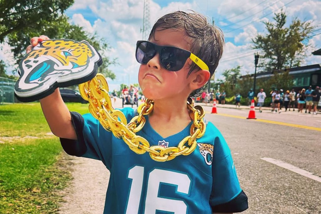 Leo Luciano is a true Jags fan.