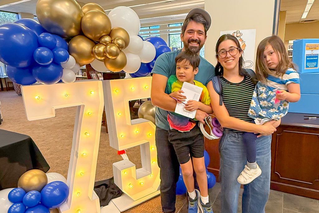 Amanda and Alonso Antunez De Mayolo with Mateo and Lucia