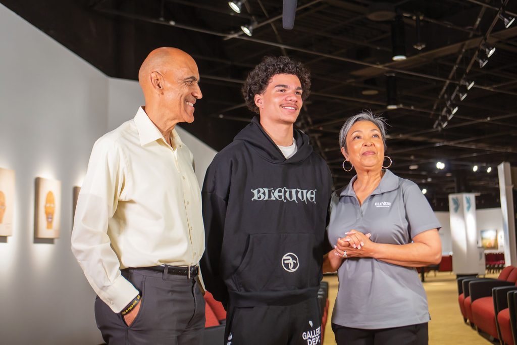 Legendary NFL Coach, Tony Dungy with his son Justin alongside Carla
at Forward Together Night, in April of ’25