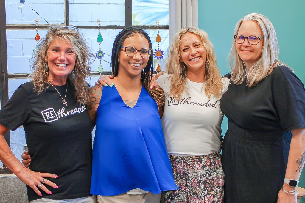 Rethreaded’s mission is to help trafficking survivors achieve economic independence.