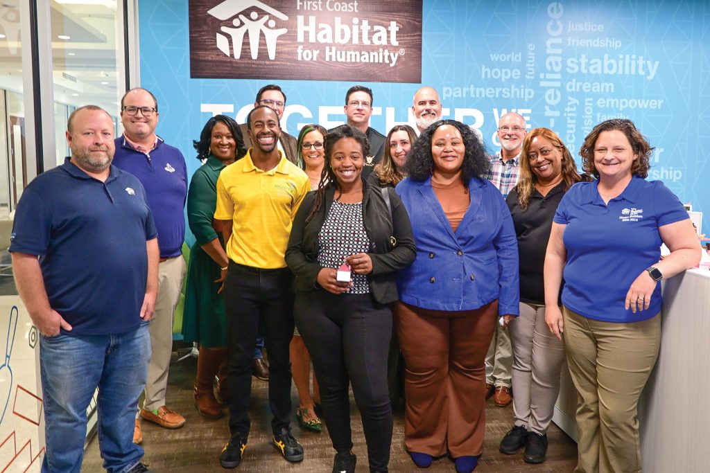 The Habitat team at the office space Downtown in The Jessie